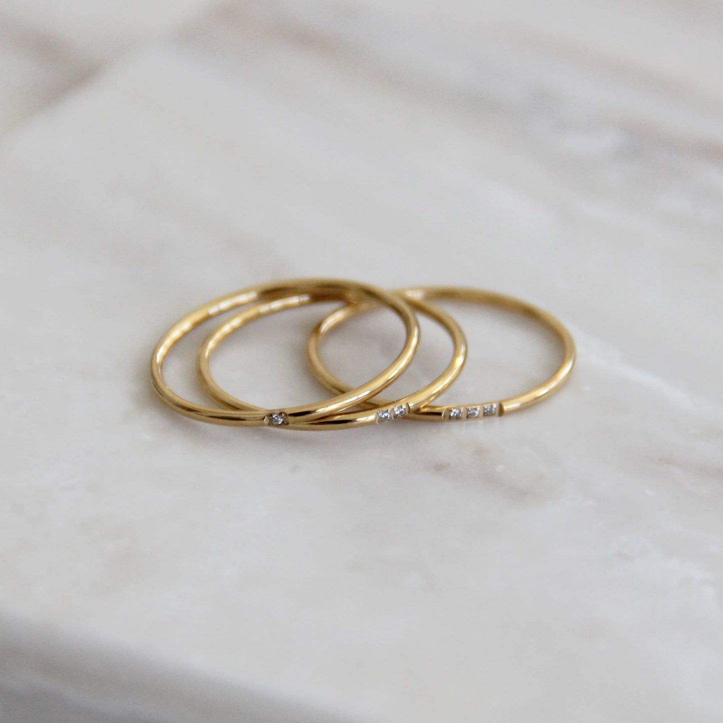 Mina Band Ring Set