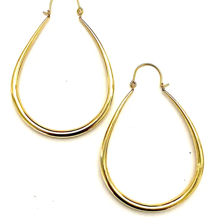 Kahina Brass Hoop
